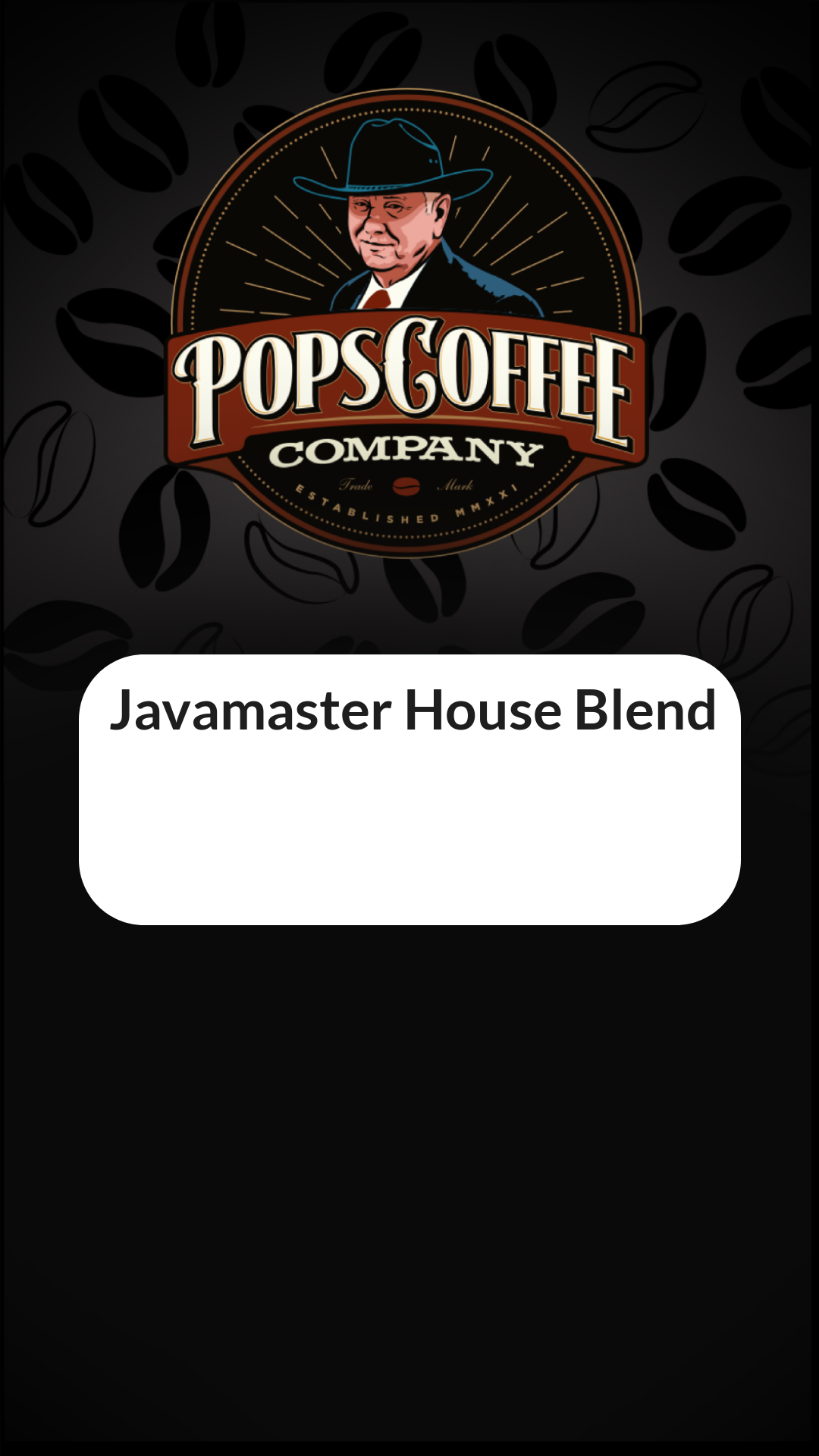 Javamaster House Blend