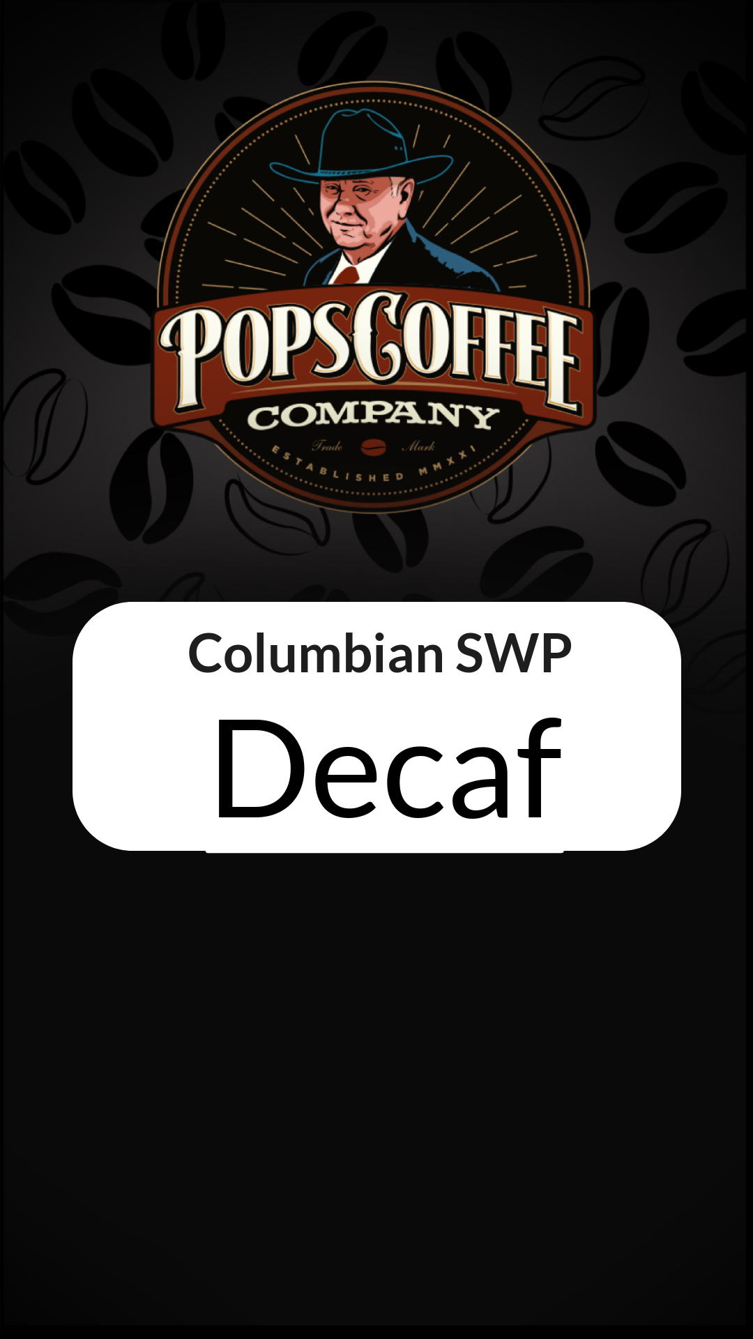 Columbian SWP - Decaf