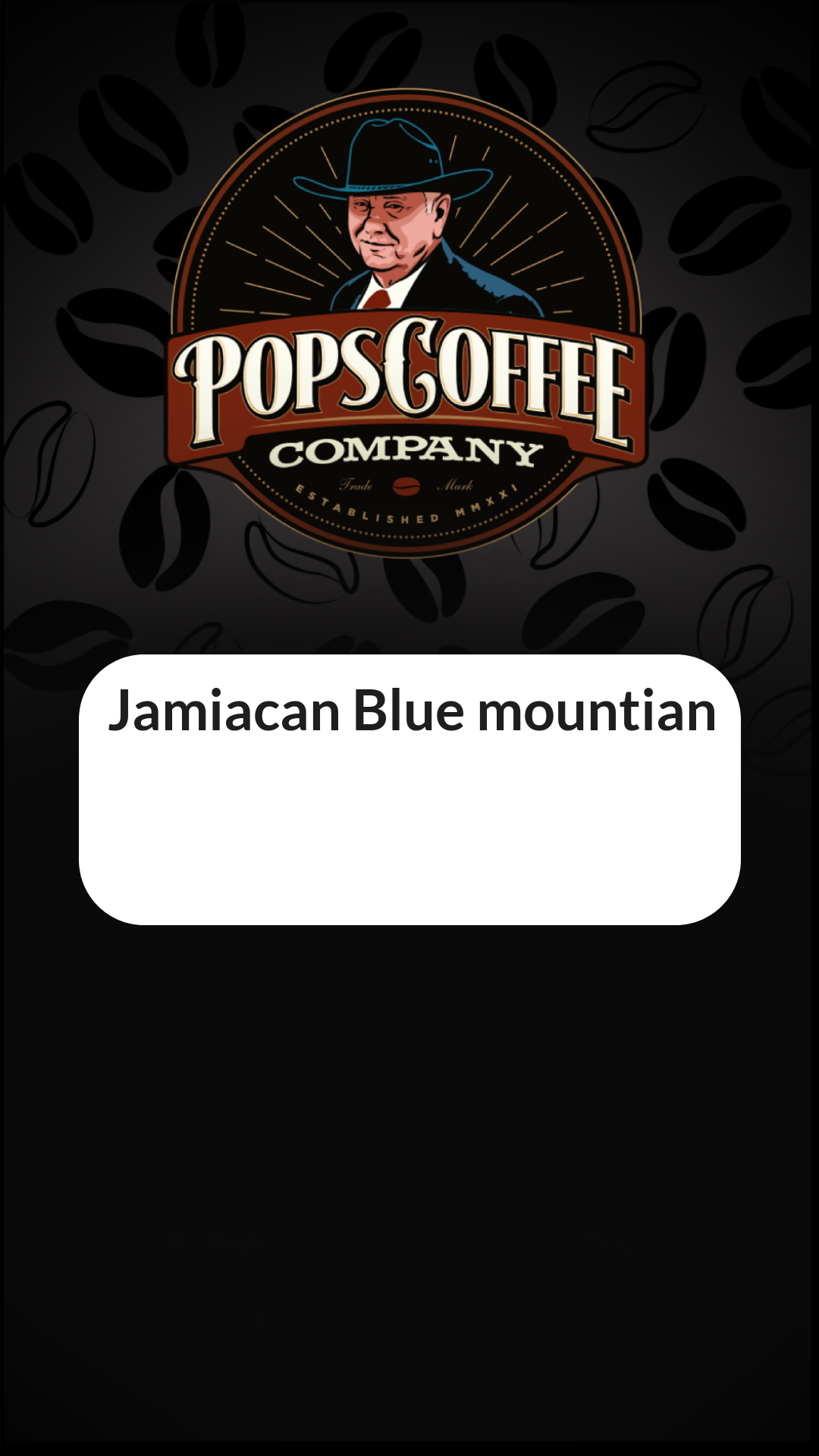Jamiacan Blue Mountian